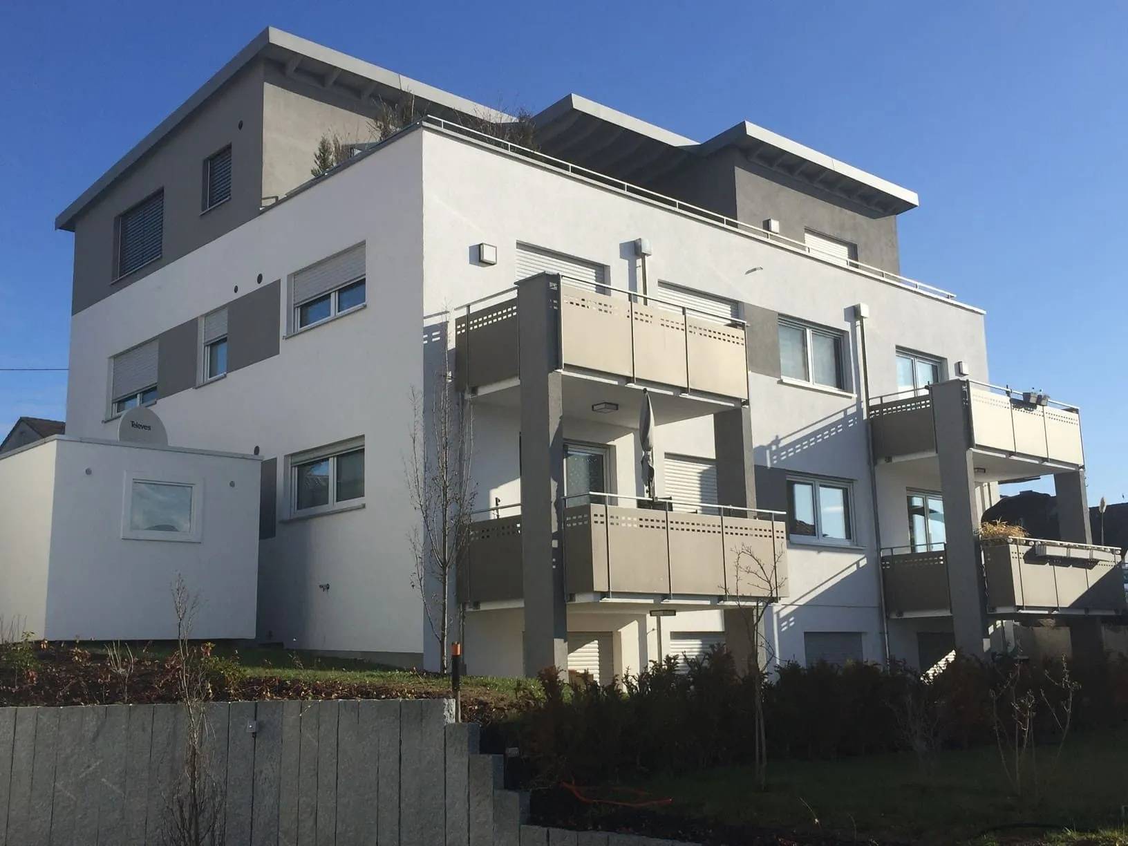 Fertiggestelltes Wohnhaus der Wohnbau Liebenstein GmbH — Projekt 1